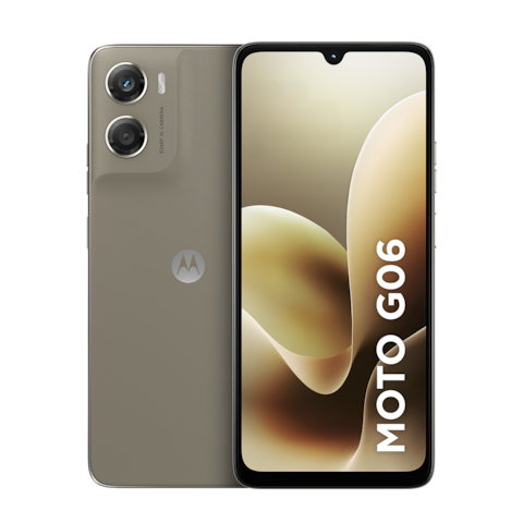Smartphone Motorola Moto g06 4G Tela 6,9” 256GB Câmera 50MP Bege