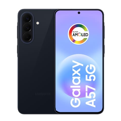 Smartphone Samsung Galaxy A57 5G Tela 6.7” 128GB Câmera 50MP Azul Escuro